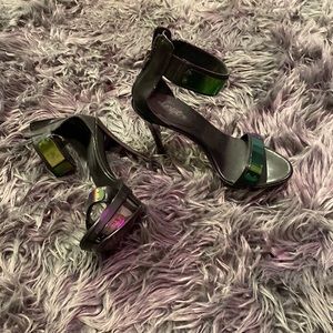 Black 6inch platform heels